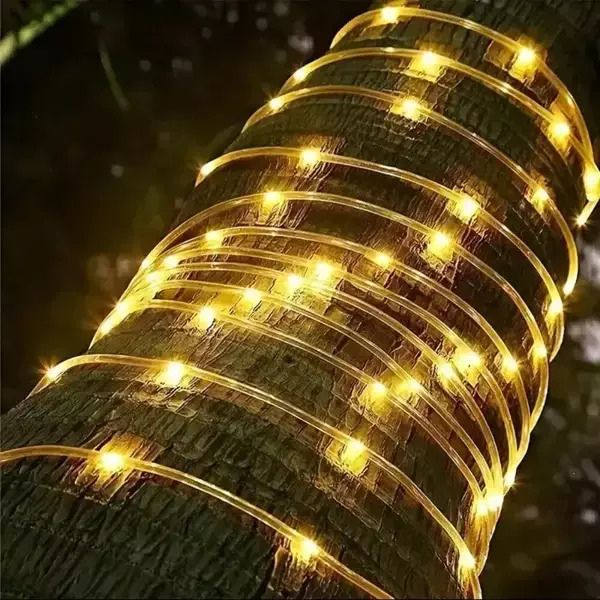 Brillo de Navidad La Guirnalda Solar LED que Encantará tus Noches Festivas