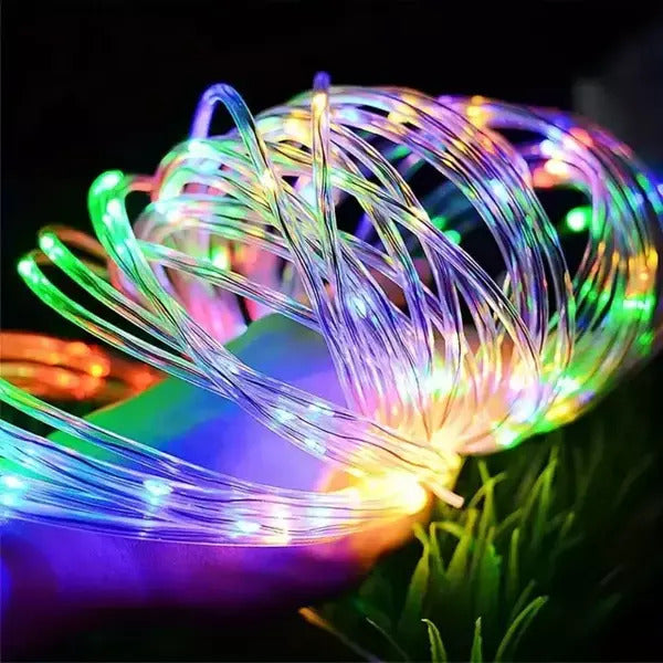 Brillo de Navidad La Guirnalda Solar LED que Encantará tus Noches Festivas