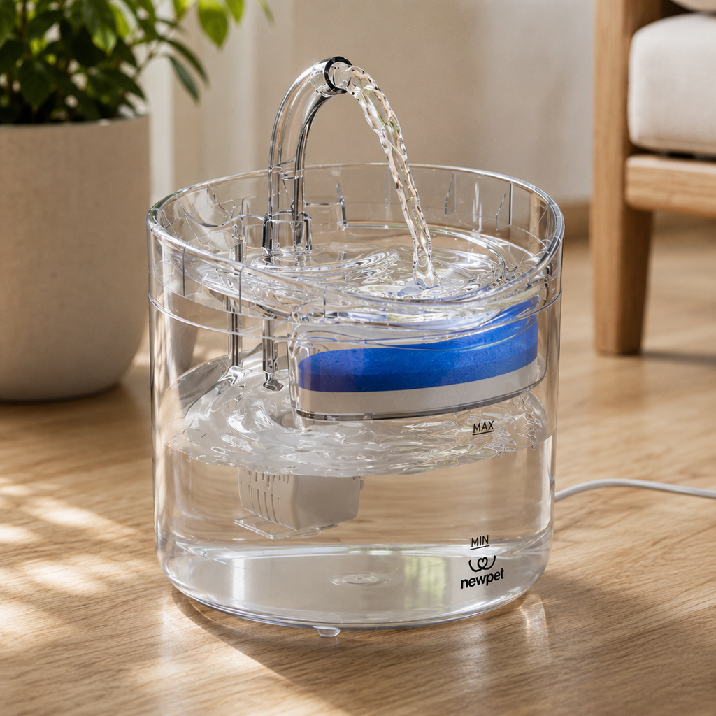 AquaPet™ Fuente Automática 2L - Agua Siempre Fresca para Perros y Gatos