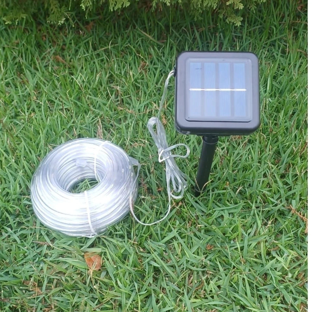 Brillo de Navidad La Guirnalda Solar LED que Encantará tus Noches Festivas