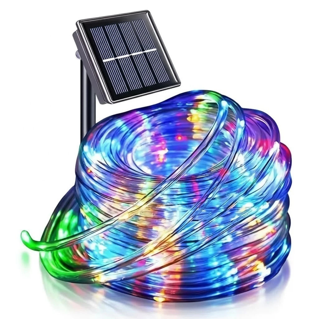 Brillo de Navidad La Guirnalda Solar LED que Encantará tus Noches Festivas