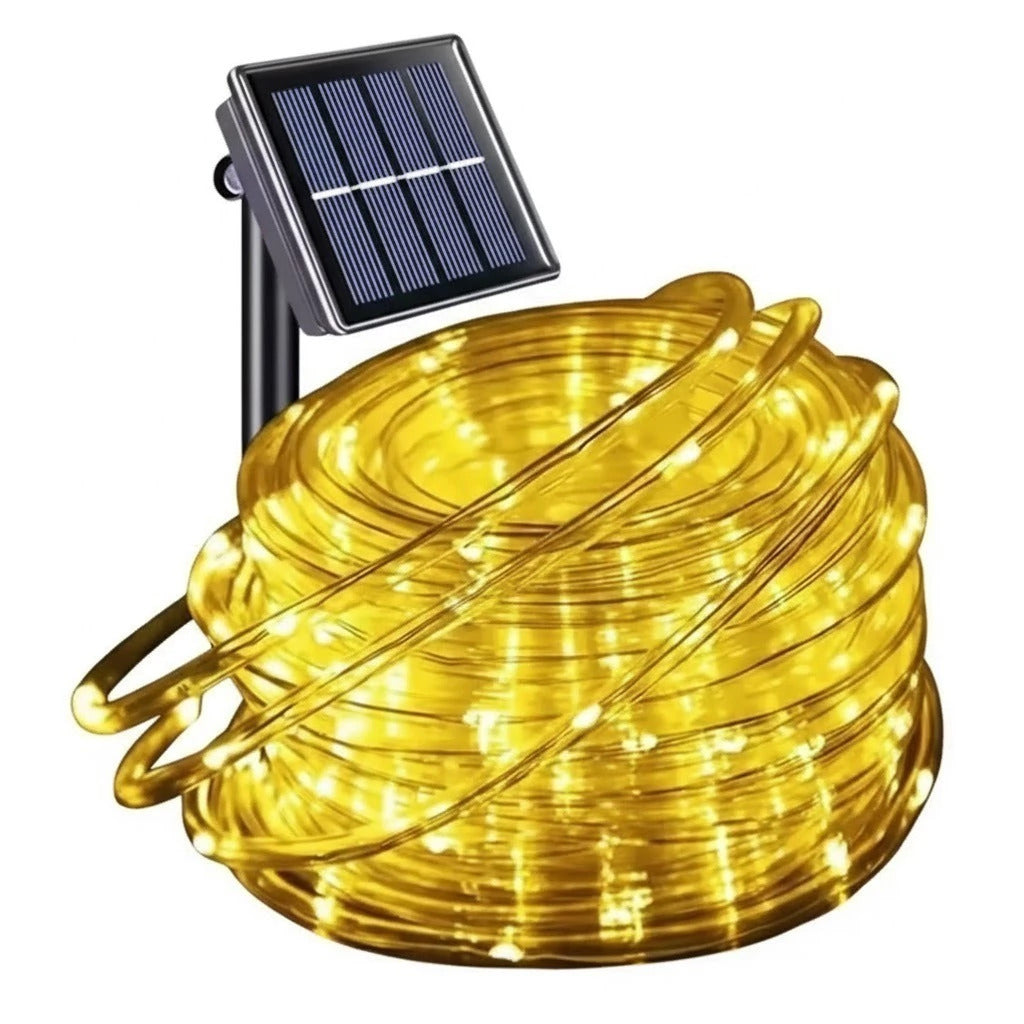 Brillo de Navidad La Guirnalda Solar LED que Encantará tus Noches Festivas